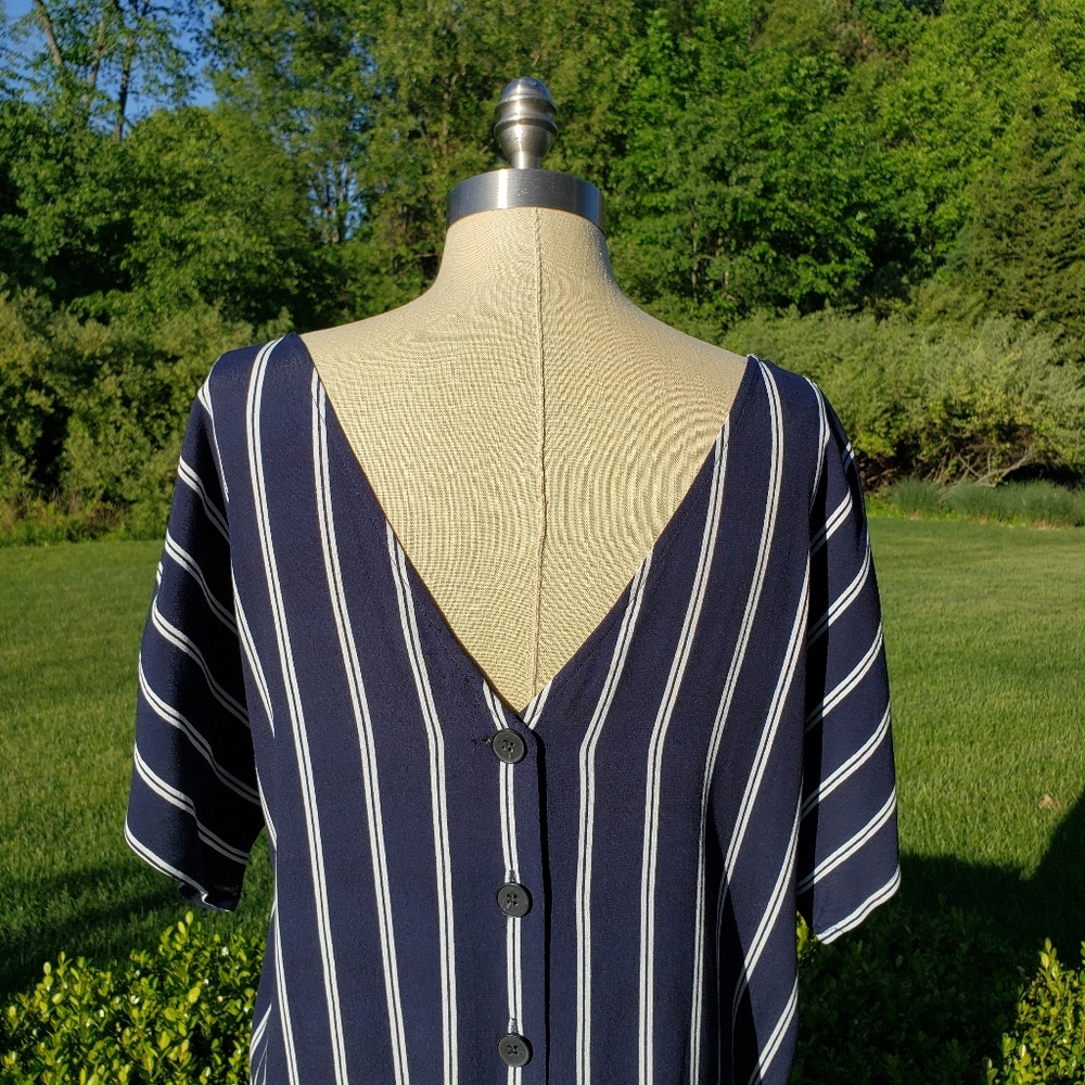Madewell Striped Plaza Shift Dress - Picture 5 of 8